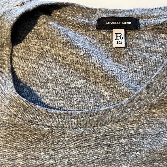 Brand-new R13 "F**k you…” Distressed Tee - Picture 4 of 5